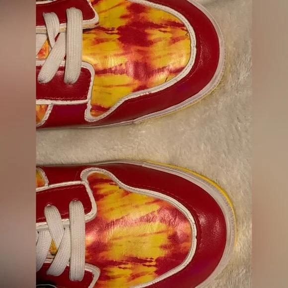 Hulk Hogan HULKAMANIA Red & Yellow WWE Size 13 Shoes - Picture 13 of 16